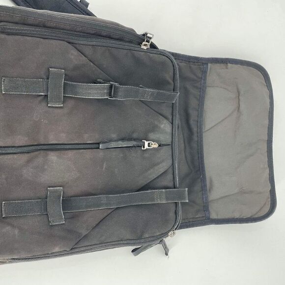 black leather backpack zip Black Leather Zipper Backpack | Laptop Backpack